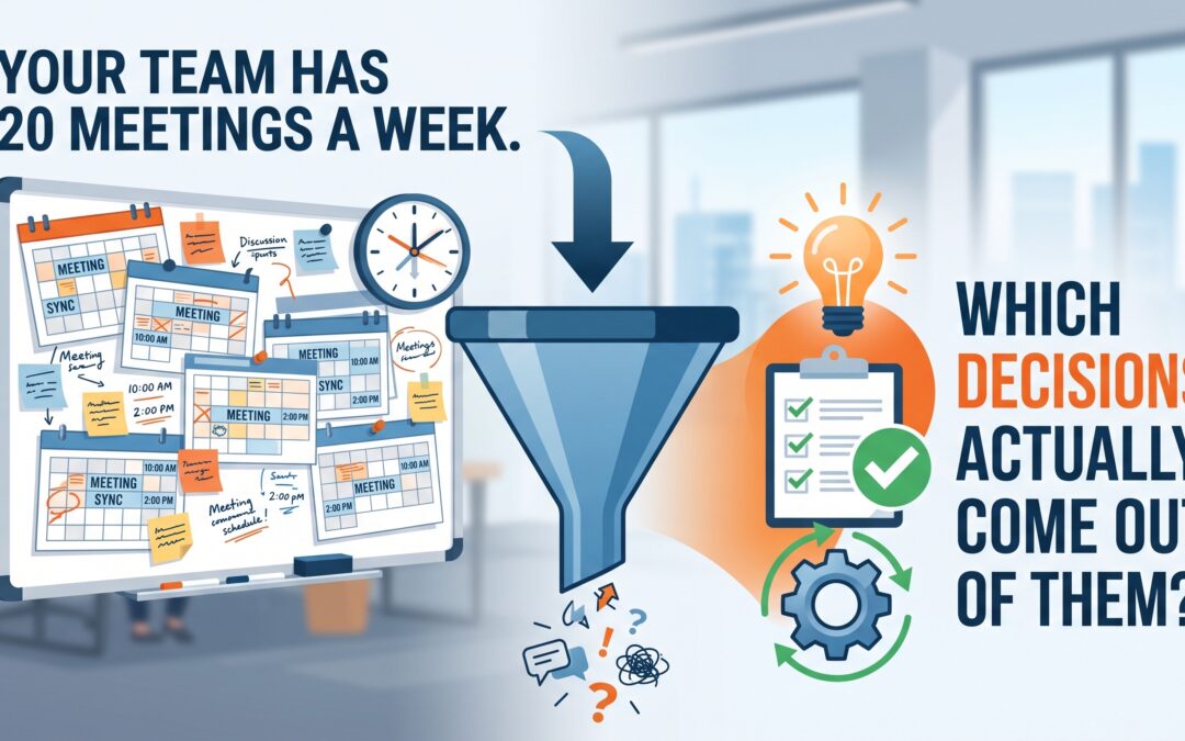 Your Team Has 20 Meetings a Week. Which Decisions Actually Come Out of Them?