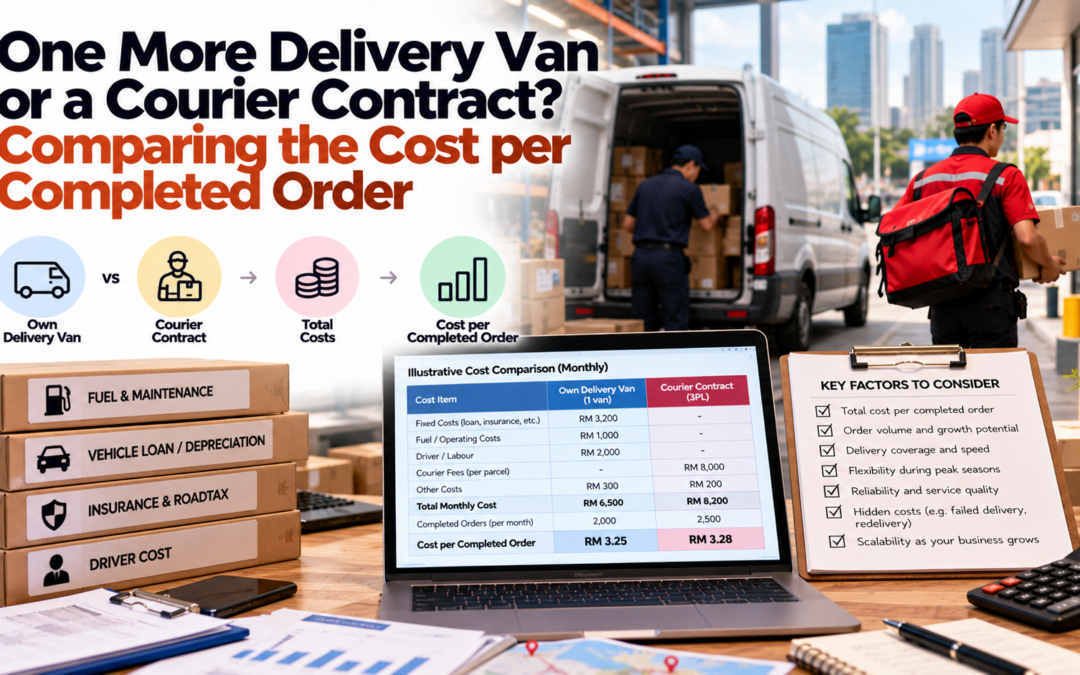 One More Delivery Van or a Courier Contract? Comparing the Cost per Completed Order