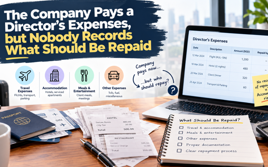 The Company Pays a Director’s Expenses, but Nobody Records What Should Be Repaid
