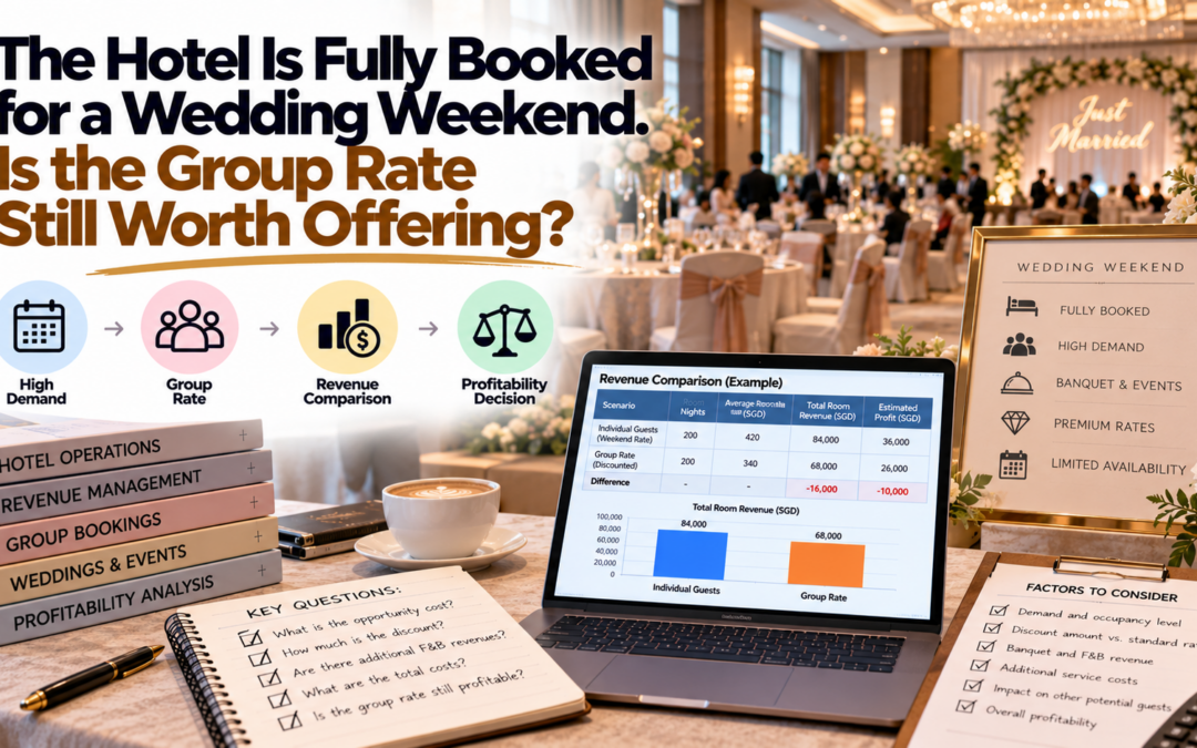 The Hotel Is Fully Booked for a Wedding Weekend. Is the Group Rate Still Worth Offering?
