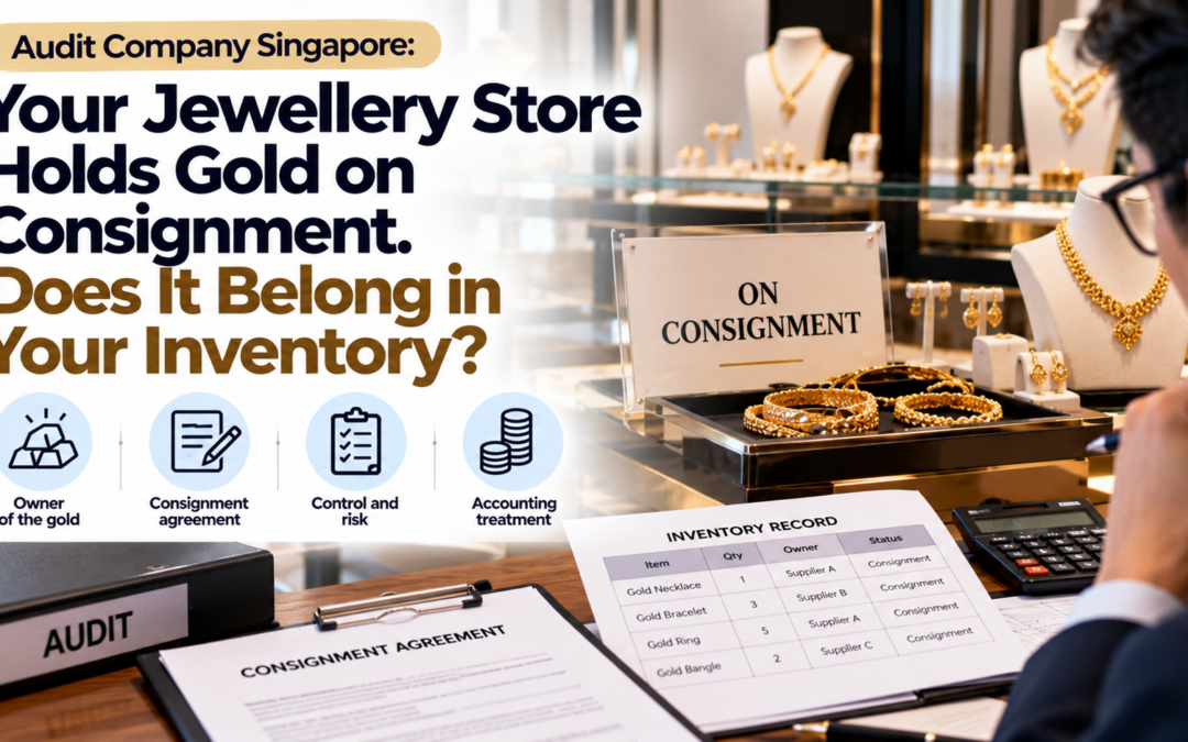Audit Company Singapore: Your Jewellery Store Holds Gold on Consignment. Does It Belong in Your Inventory?